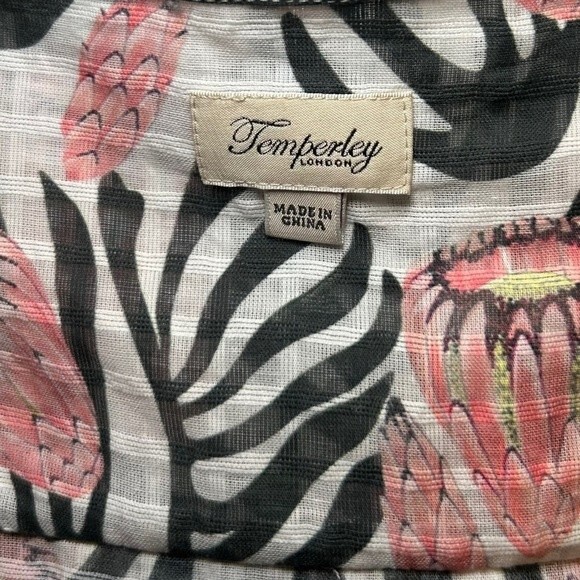 Temperley London Reef Blouse Ruffle Trim Victorian Stule Button Front Baby Top 2 - Picture 5 of 9